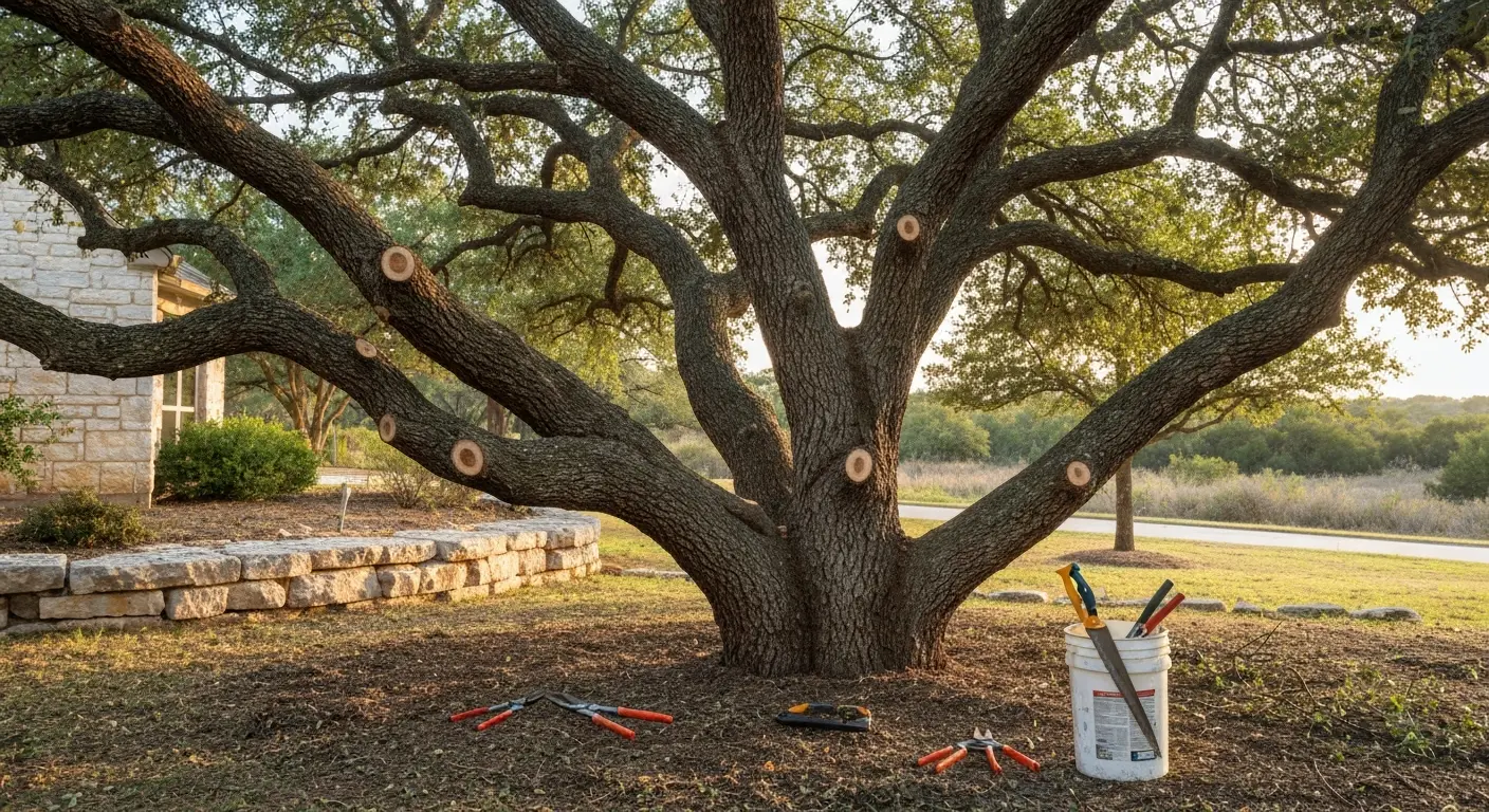 Heritage oak tree