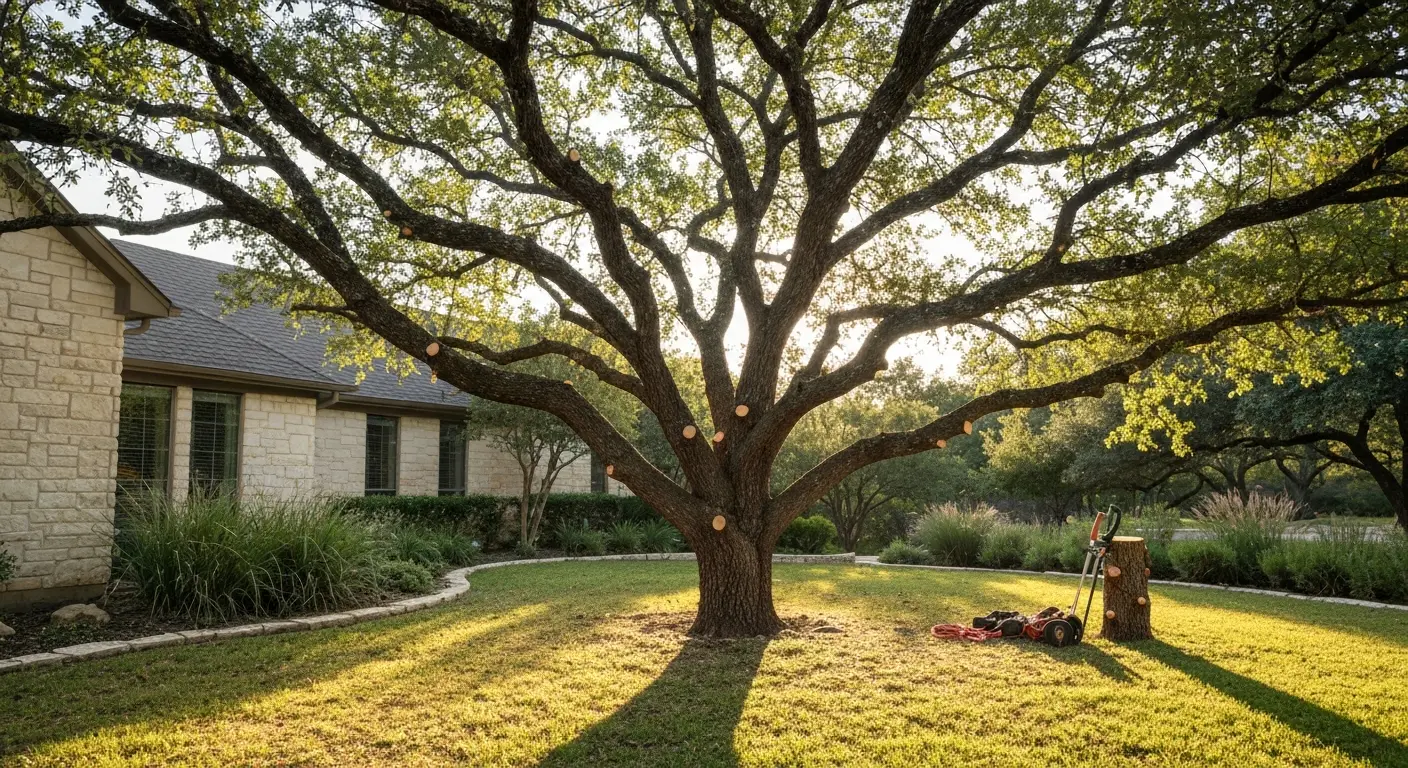 Tree crown thinning service