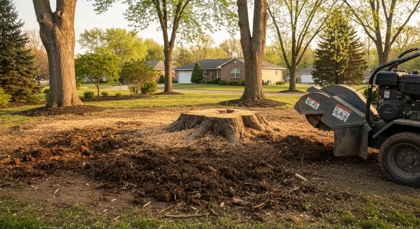Stump grinding