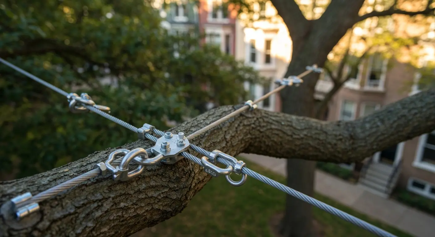 Tree cabling installation