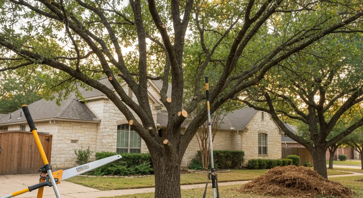 Tree trimming in Austin