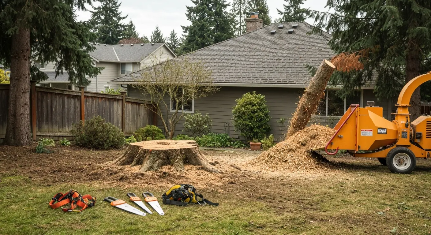 Tree removal project