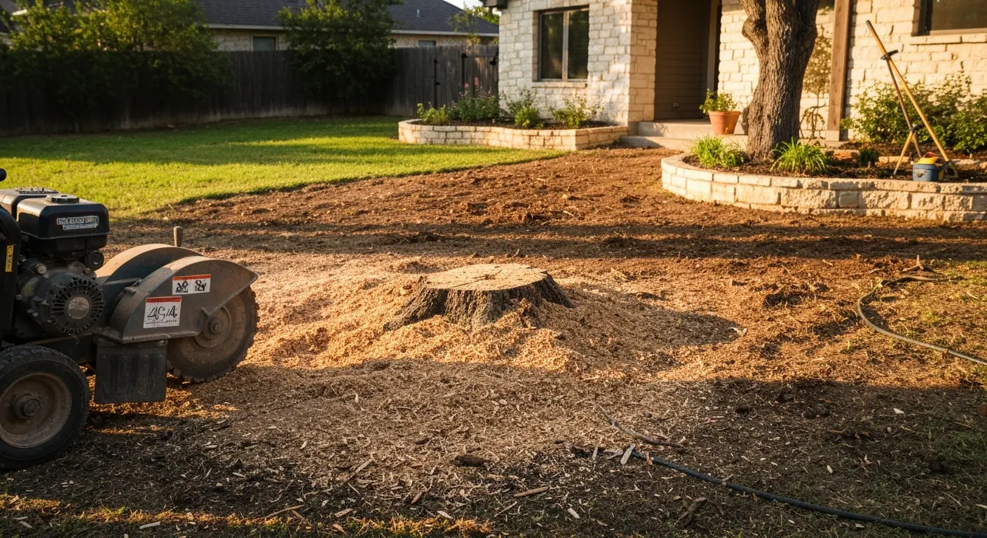 Root removal work