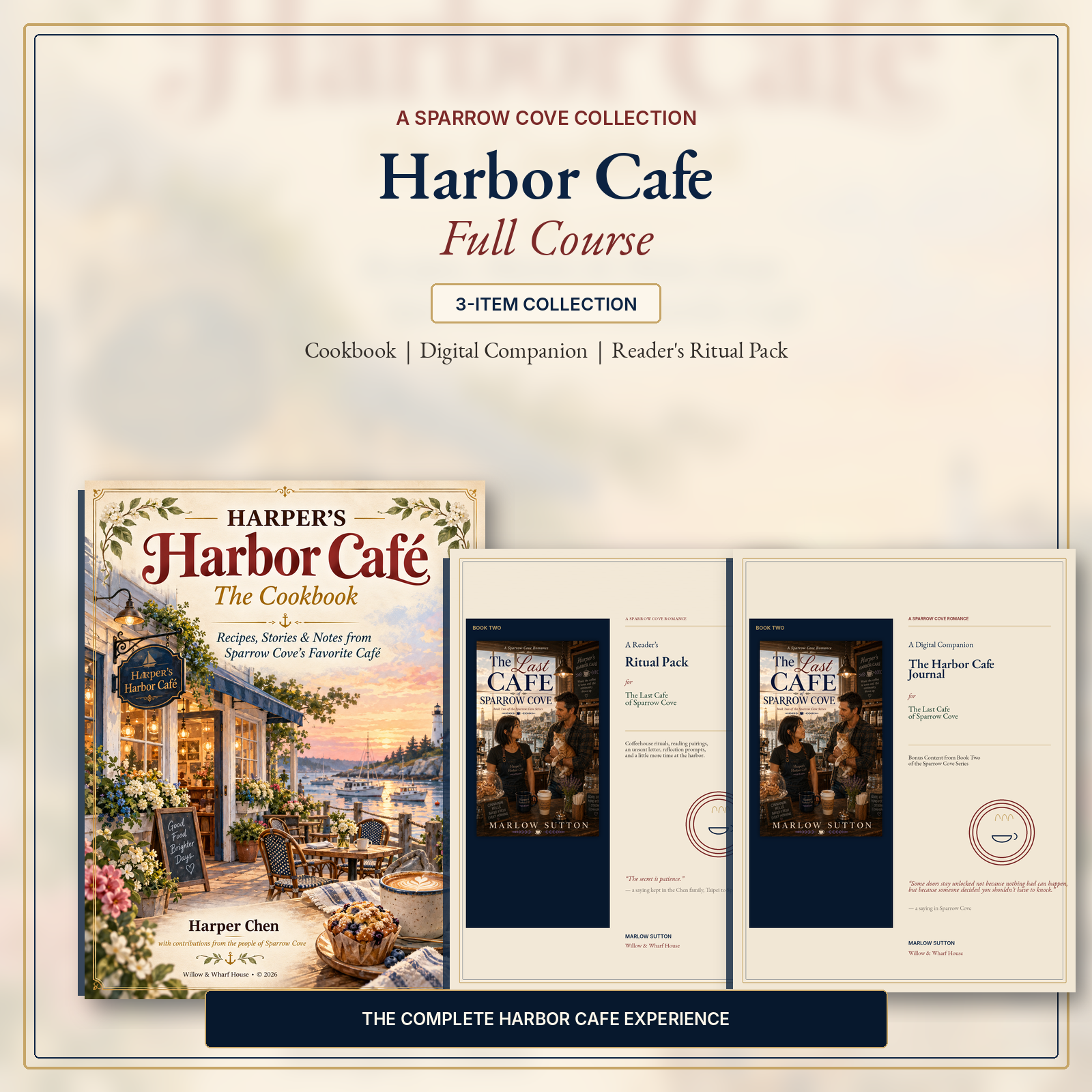 The Harbor Cafe Full Course three item collection