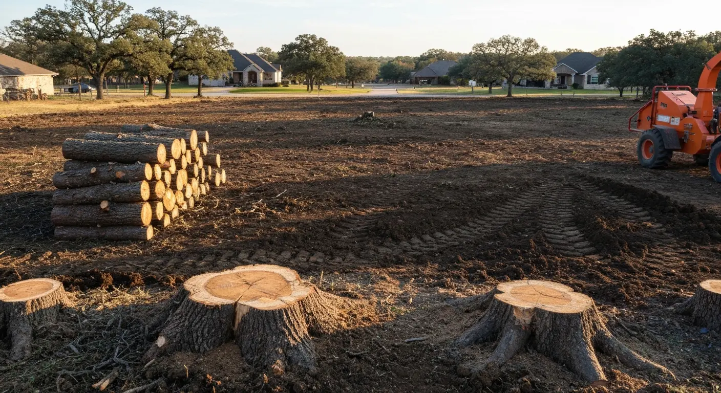 Tree removal and land clearing service