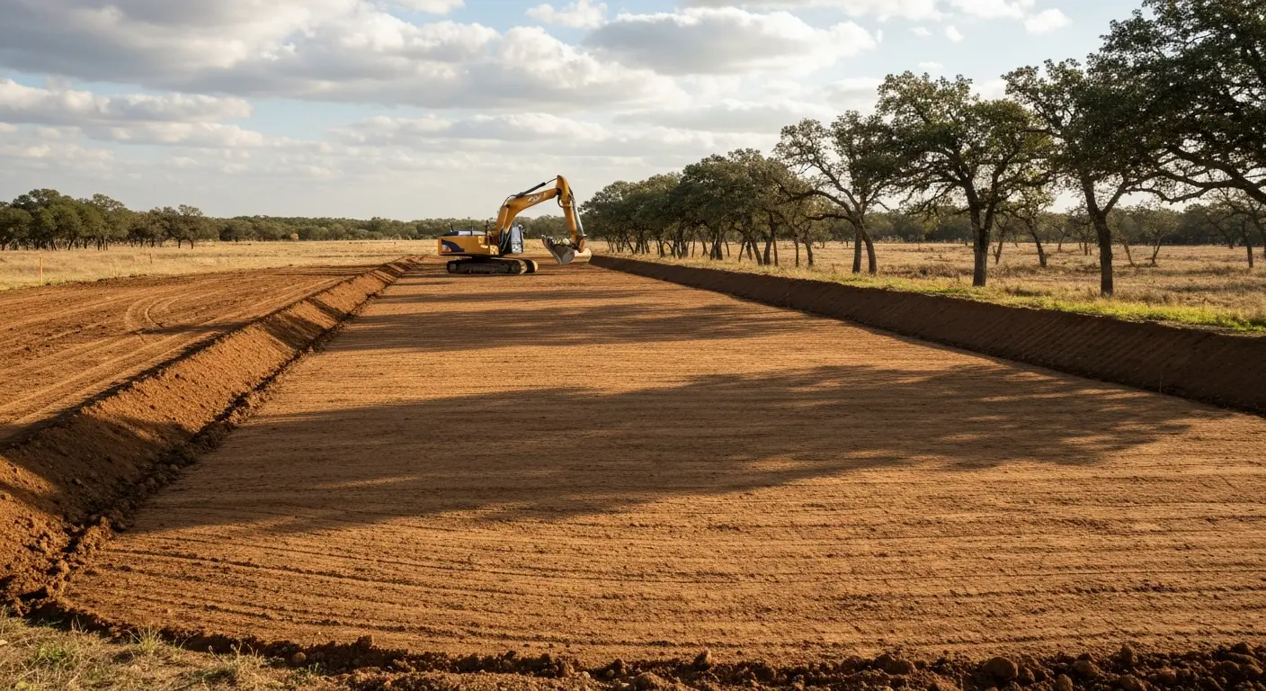 Dirt work and grading project