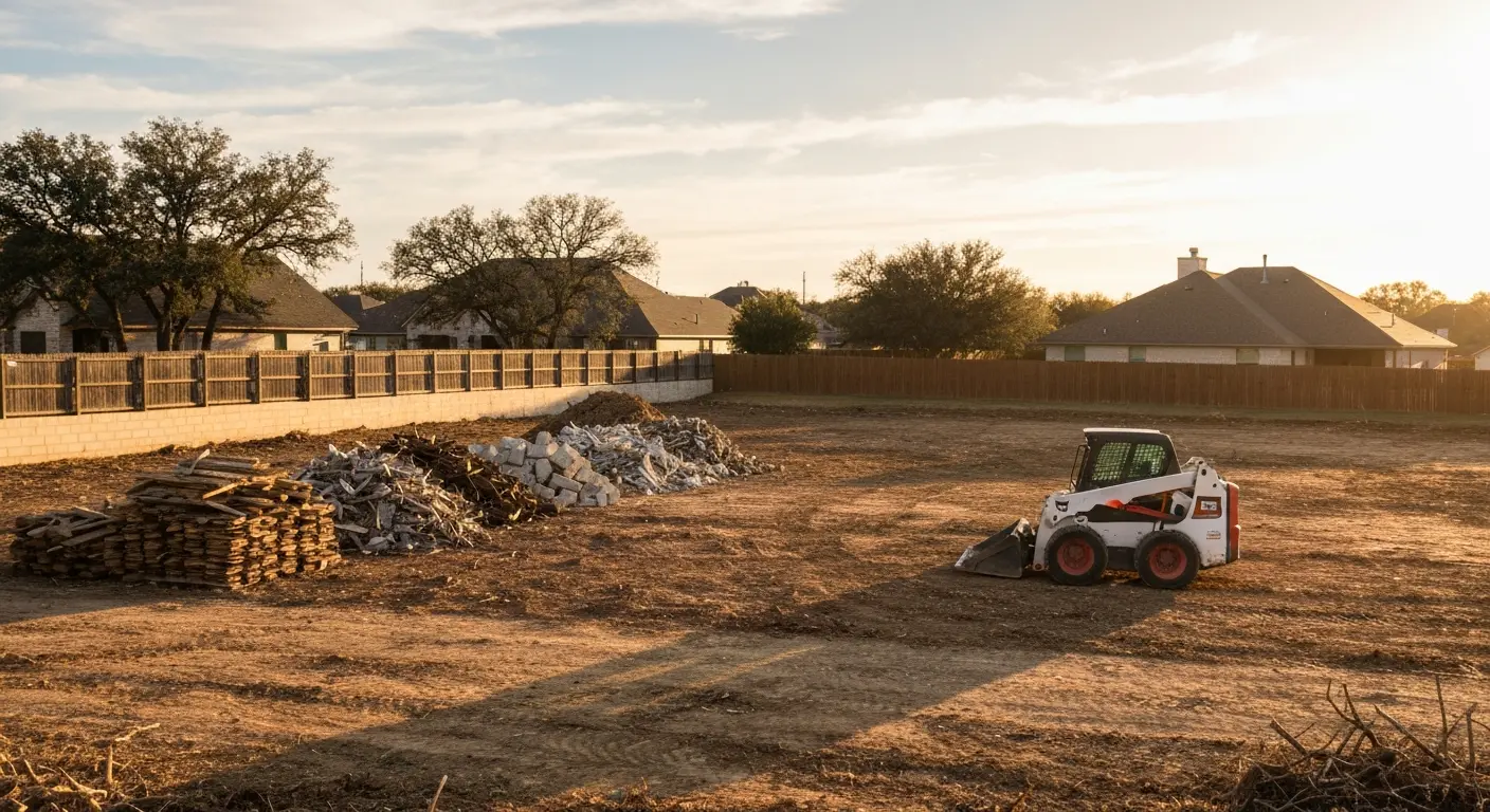 Debris removal and land clearing