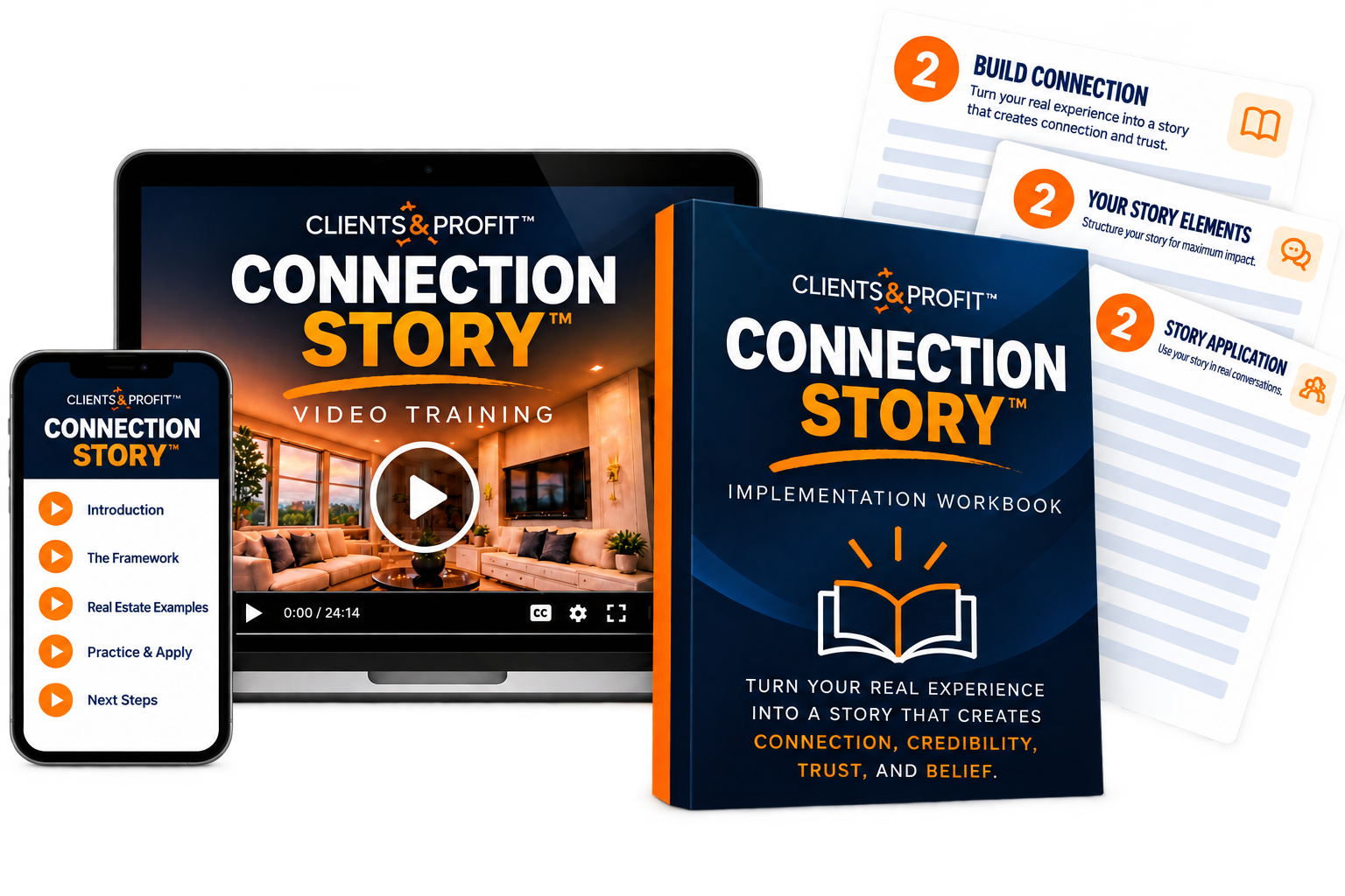 Connection Story&trade; AI, the guided story builder for real estate agents