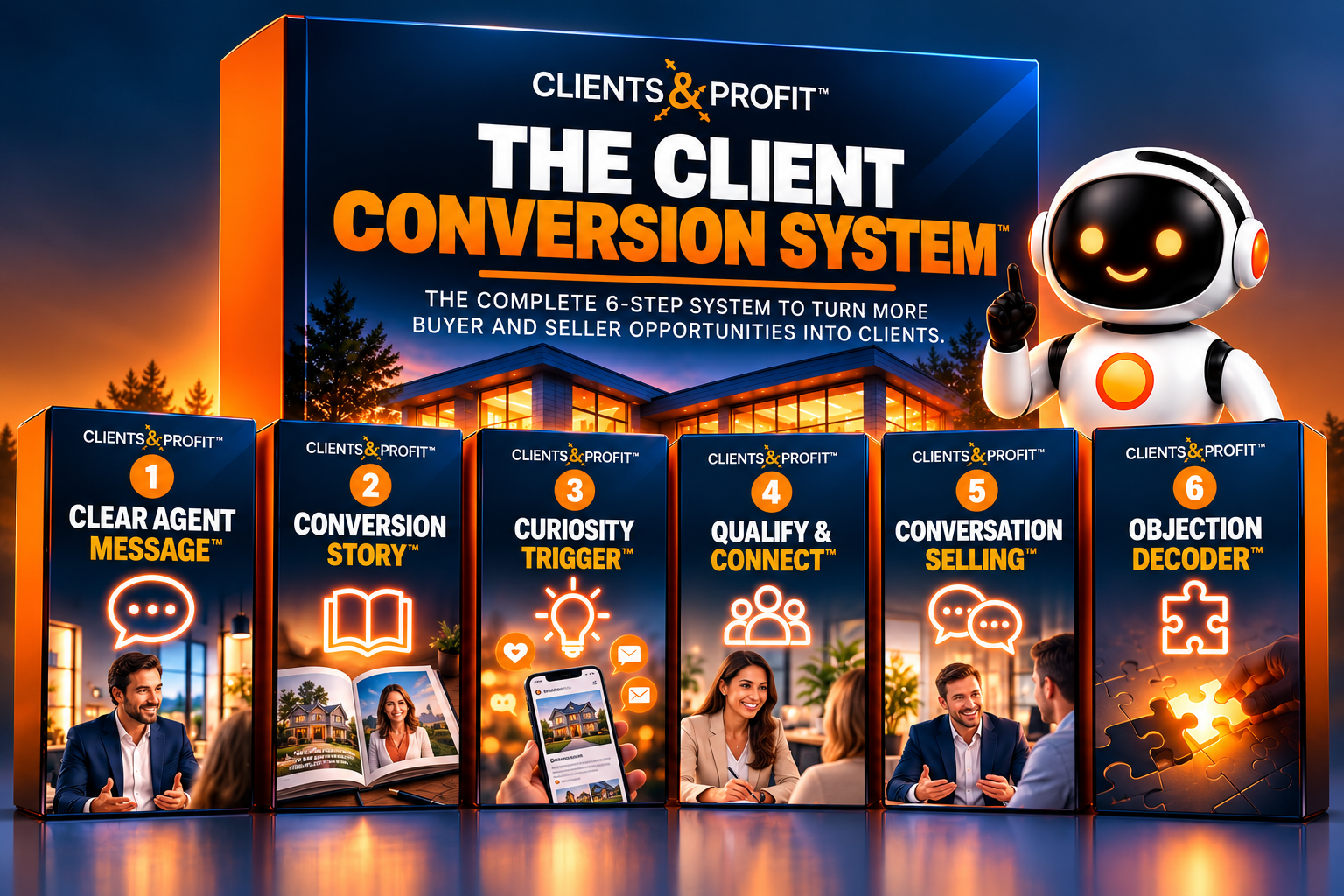 The complete Client Conversion System&trade;: all six AI-powered trainings