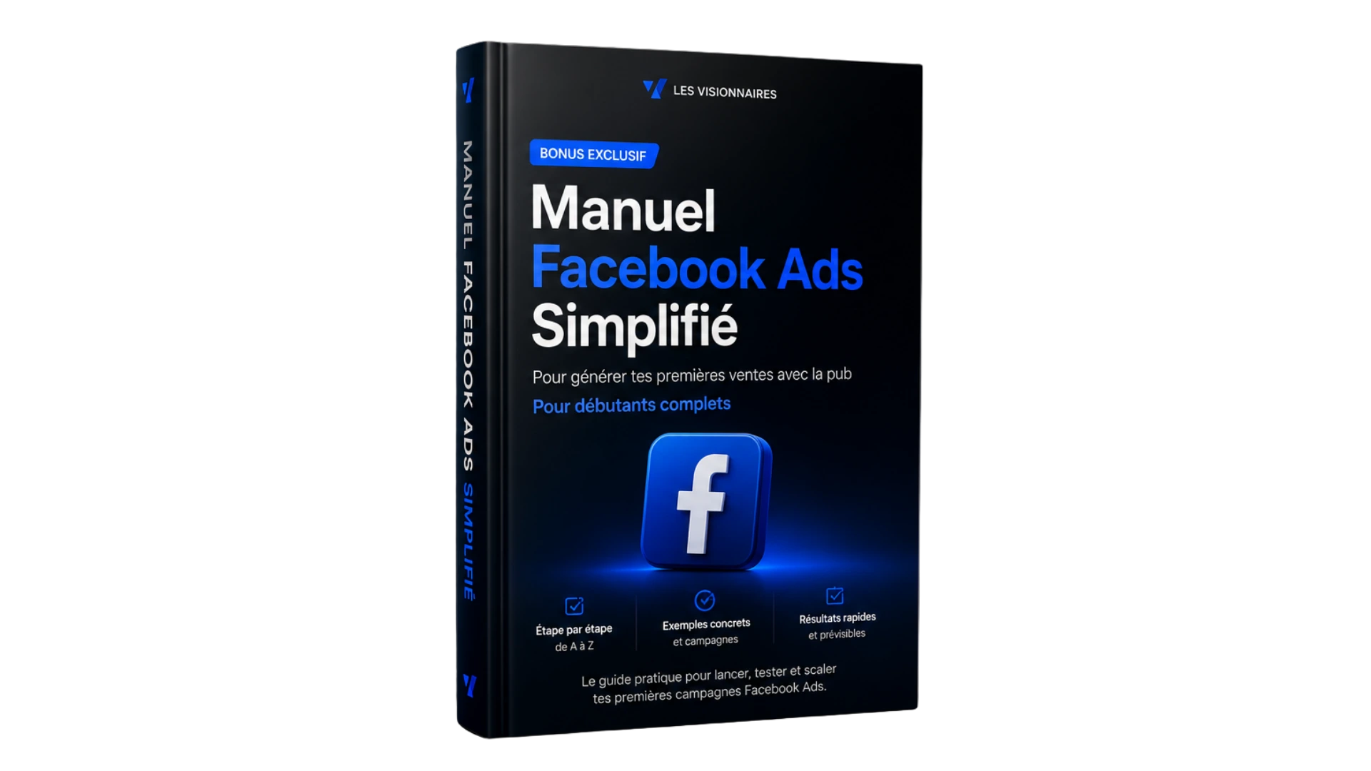 Mockup Bonus Manuel Facebook Ads Simplifié
