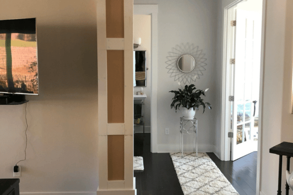 Finish carpentry detail work by Madera Construction