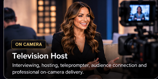 Television Host — OnStagePLUS Creator Academy