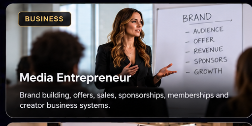 Media Entrepreneur — OnStagePLUS Creator Academy