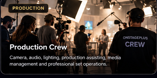 Production Crew — OnStagePLUS Creator Academy