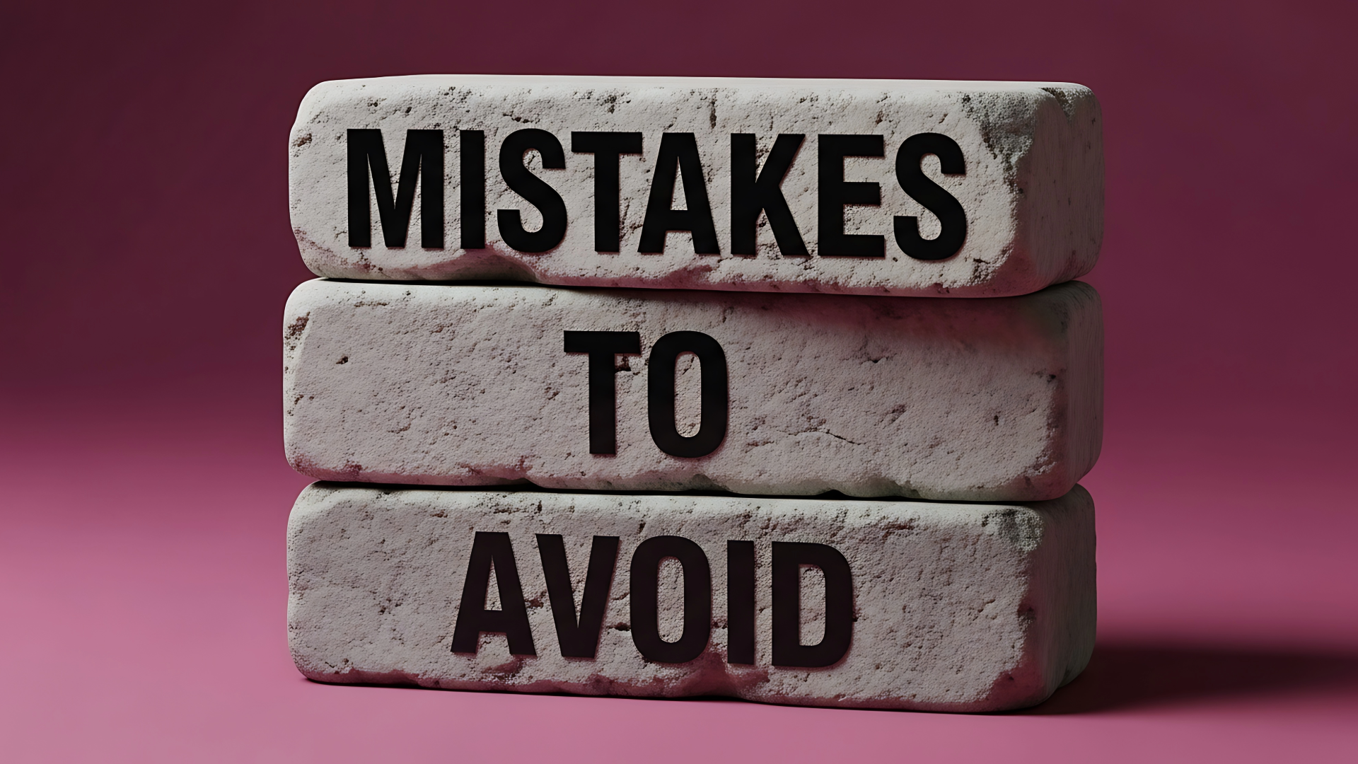 Mistakes to Avoid
