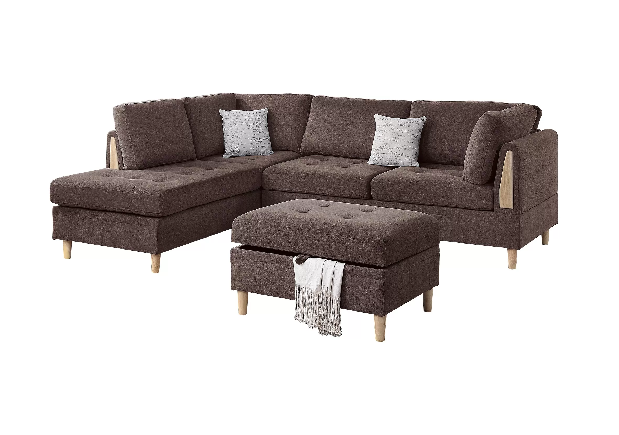 Ottoman Chocolate angle 2