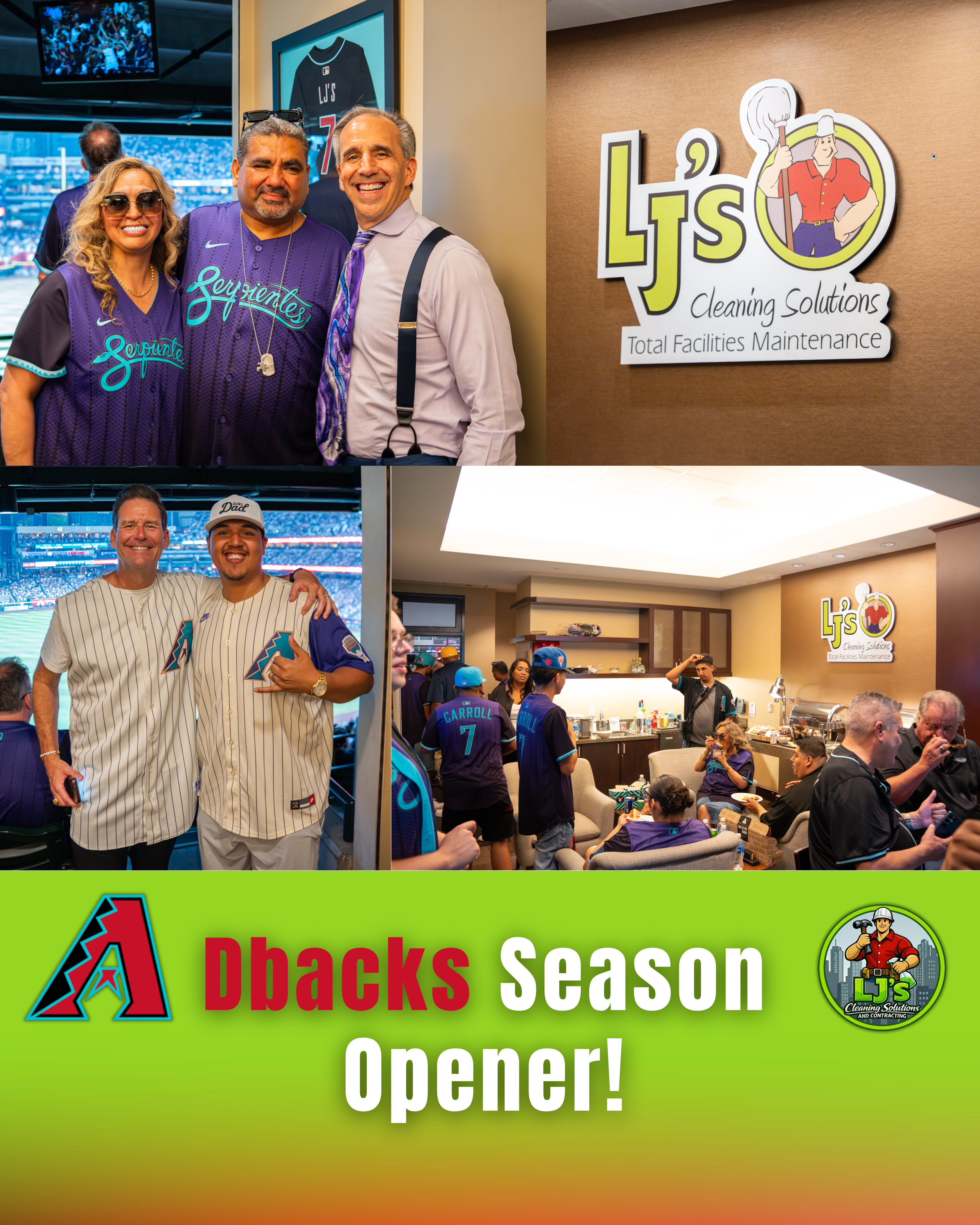 LJ's at Diamondbacks Game