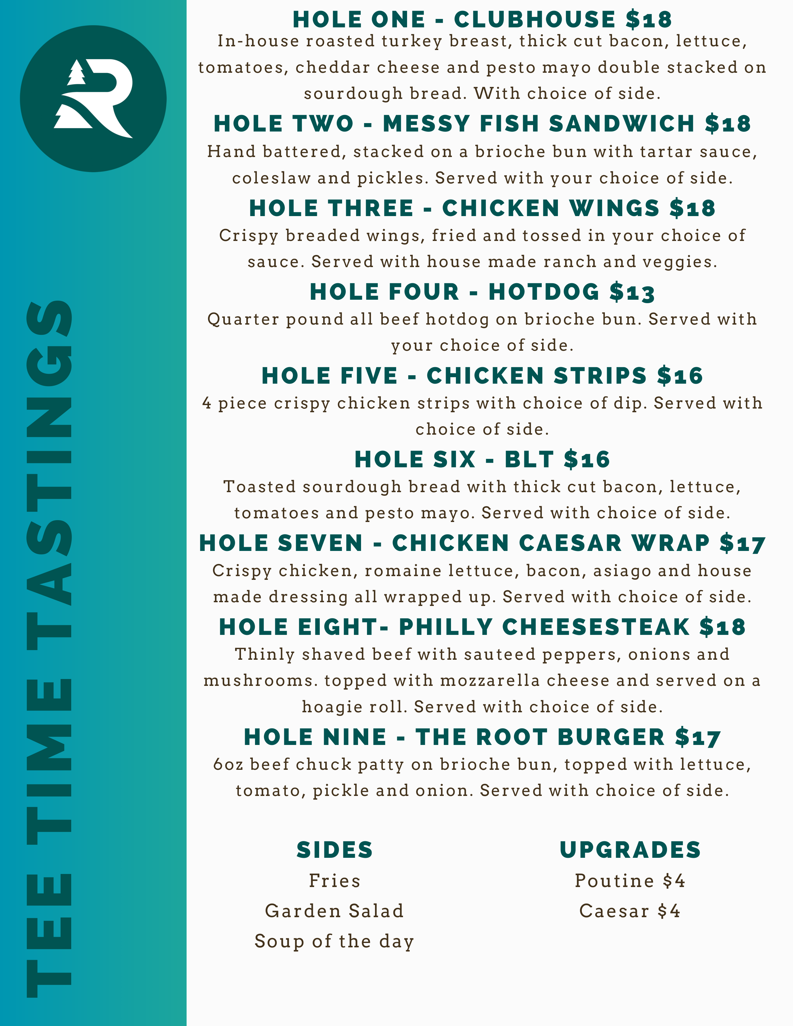Sault Ontario Appetizer & Salad Menu