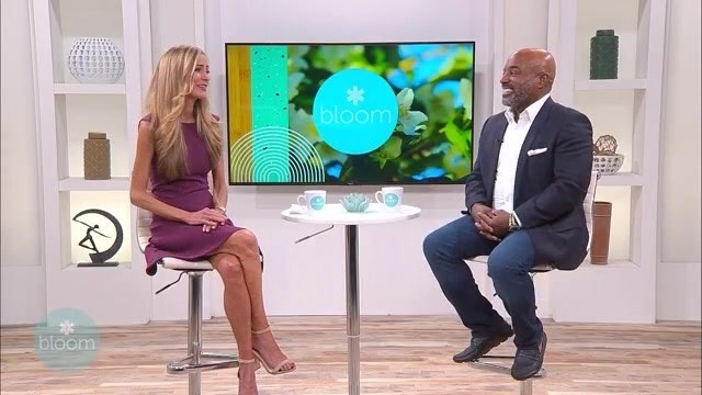 Brett Penager and the Bloom host discussing modern parenting