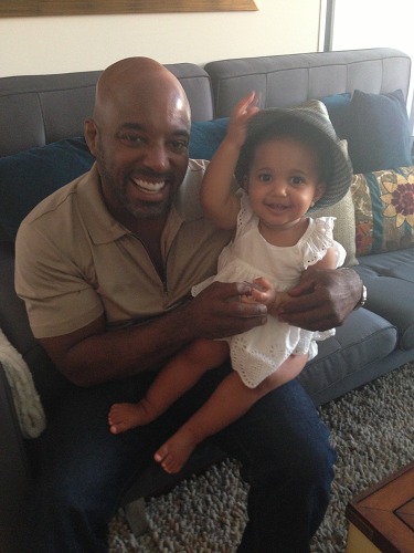 Brett Penager with his daughter — photograph published with Divorce Sucks but Love Is Unconditional