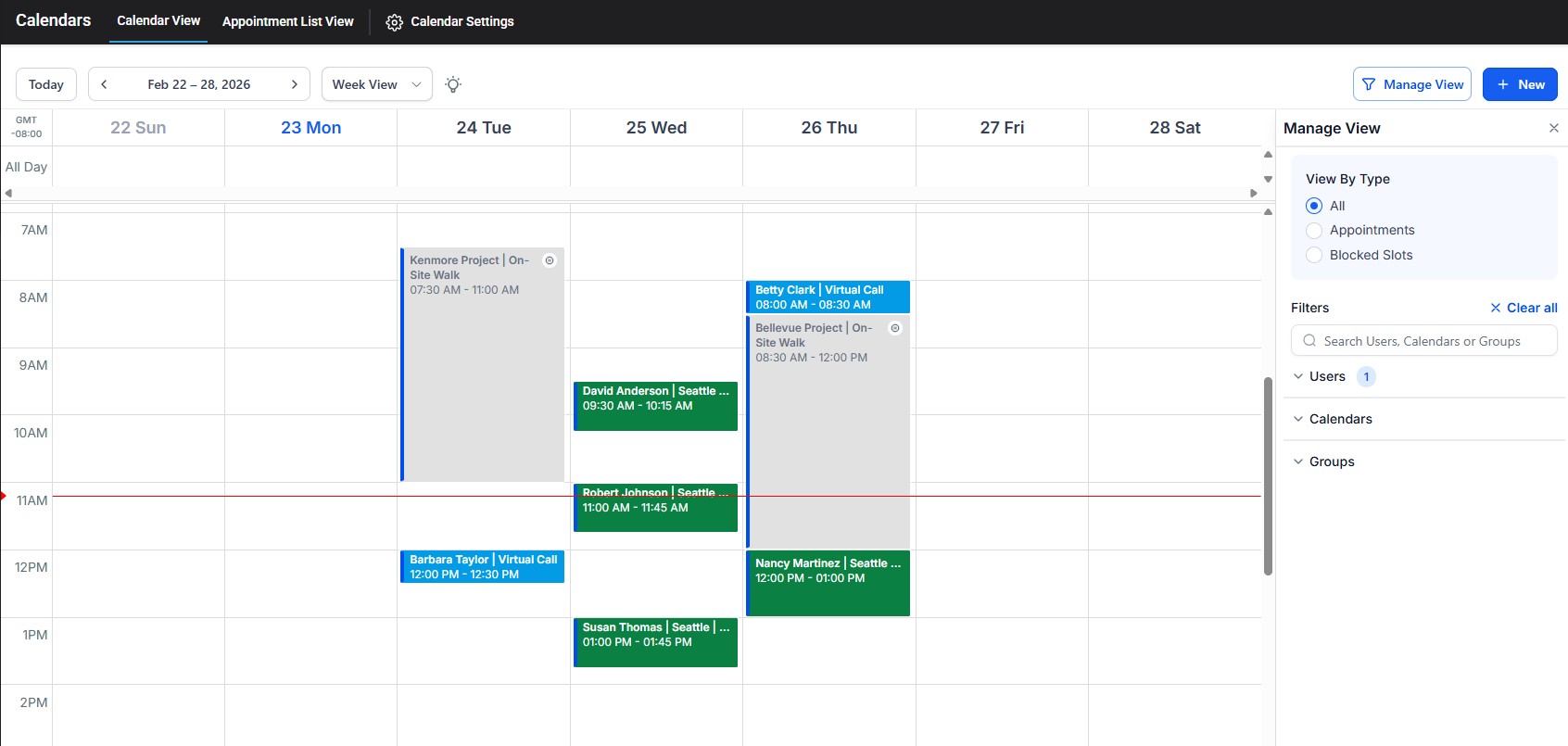 Calendar Screenshot