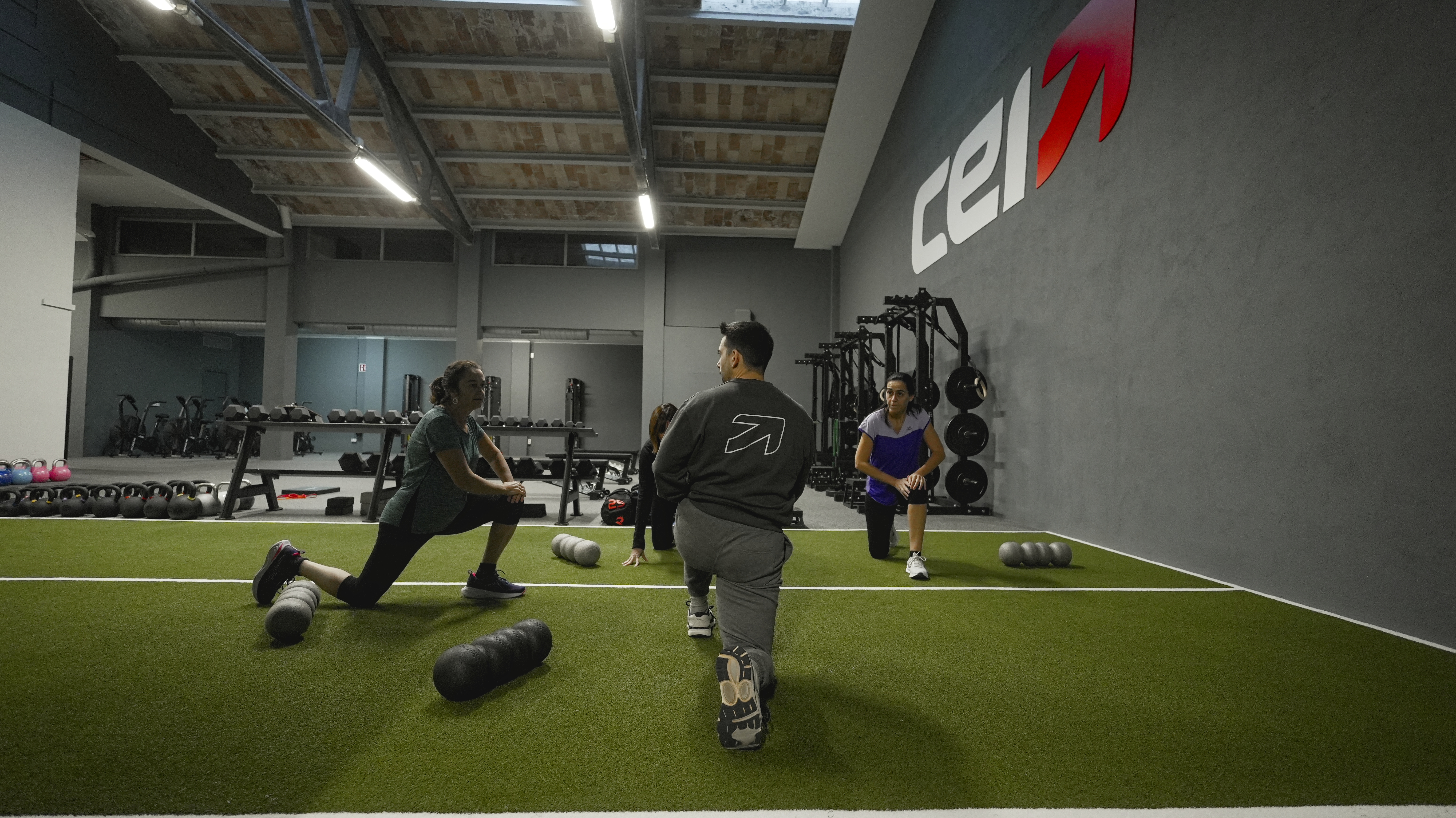Entrenament en grup reduït al CEI Girona