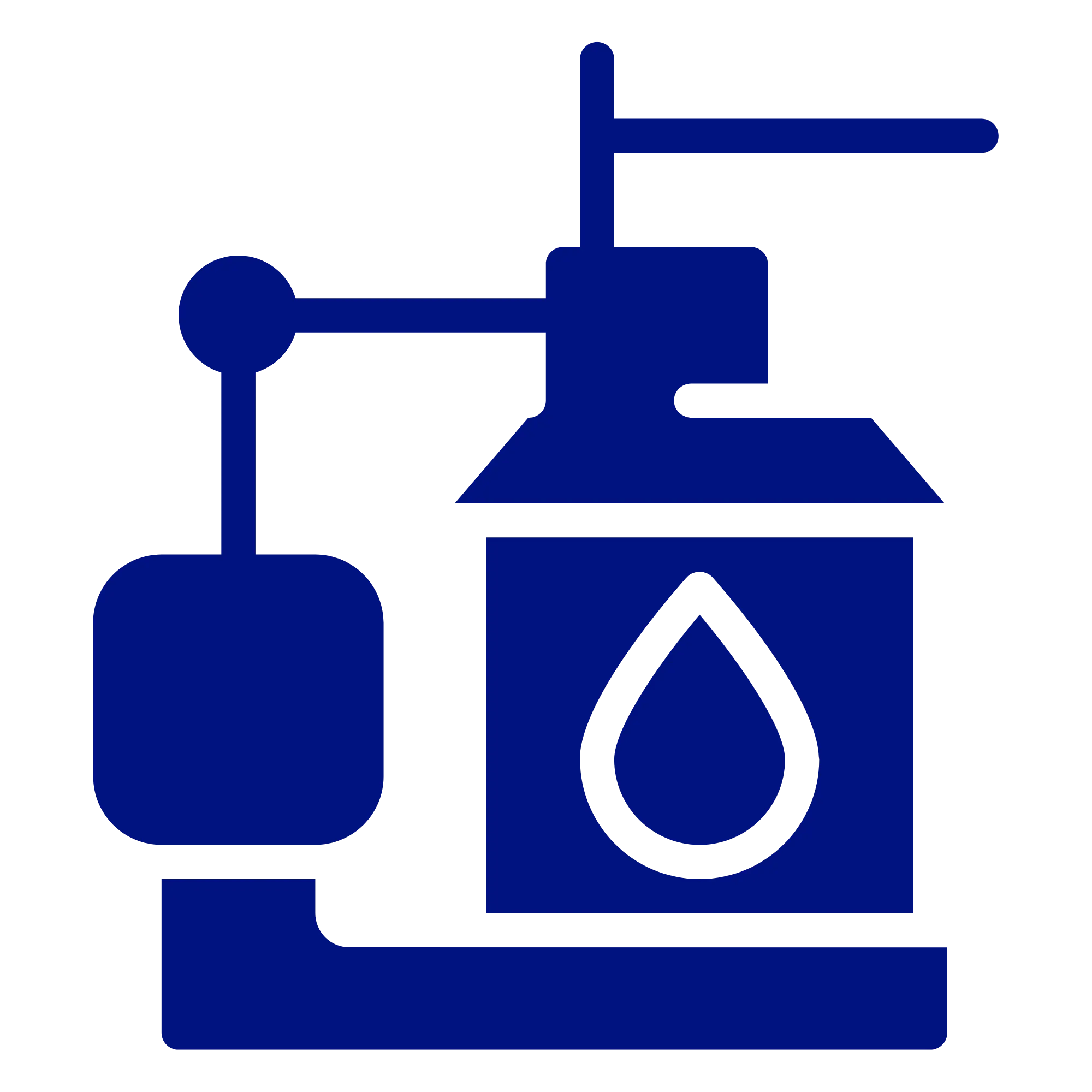  A water backup and sump flow icon which represents a coverage option in home insurance.