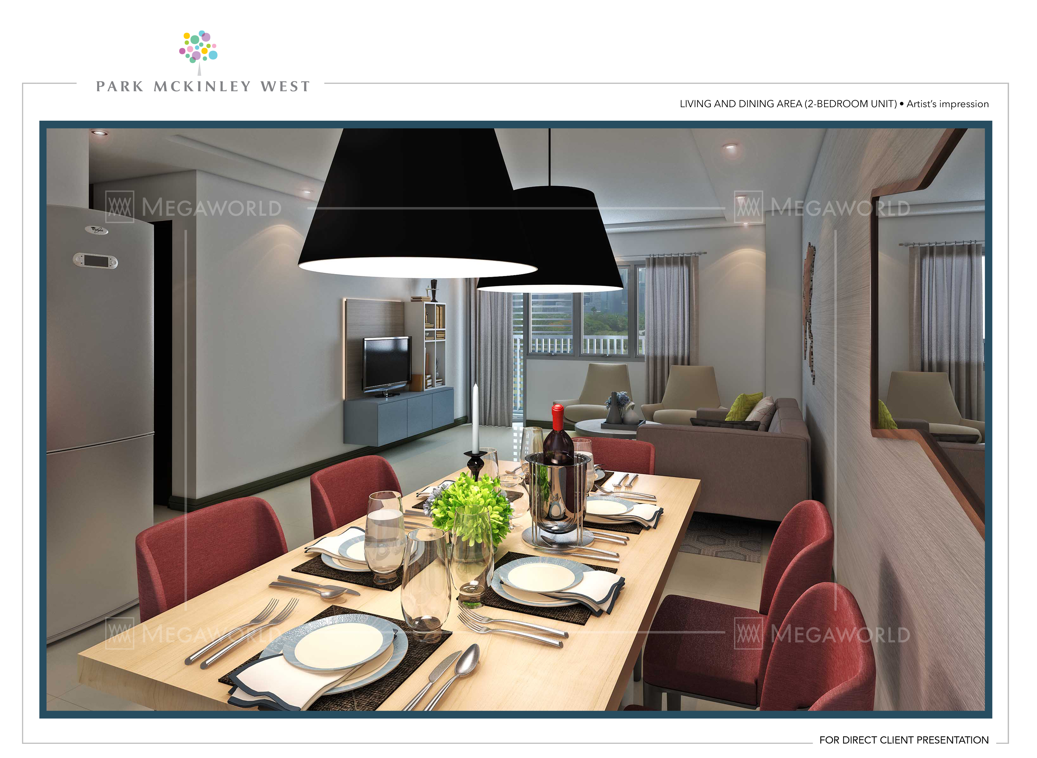 2-Bedroom — Living/Dining