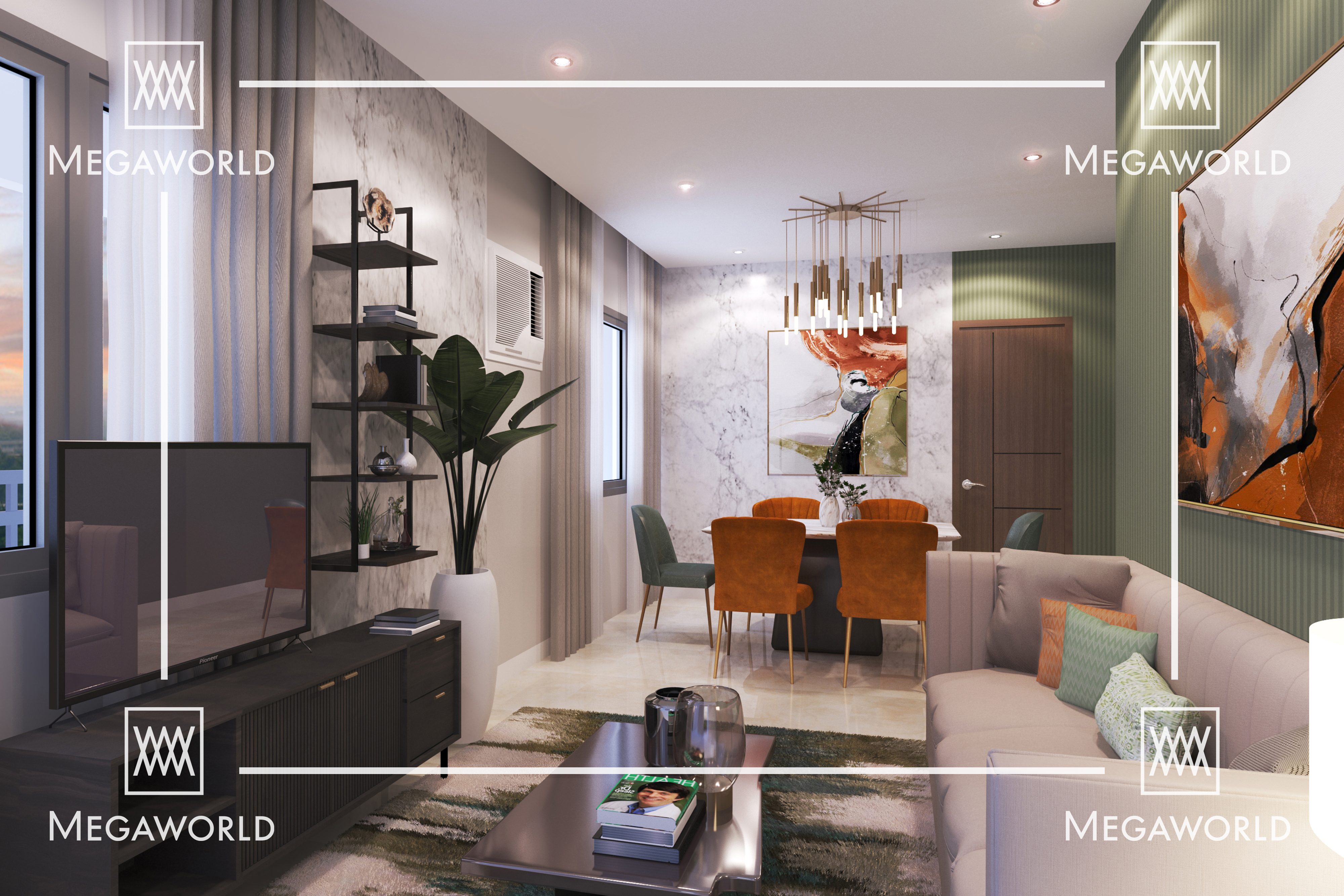 2-Bedroom — Living & Dining