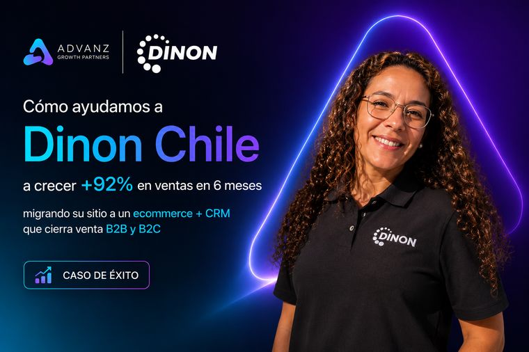 Cómo ayudamos a Dinon Chile a crecer +92% en ventas en 6 meses con un ecommerce + CRM que cierra B2B y B2C.