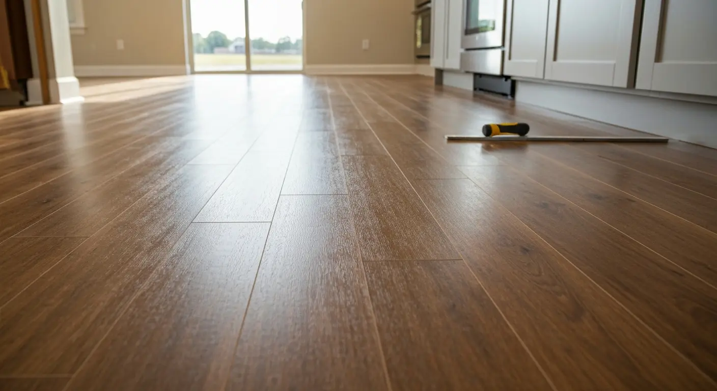 Kitchen flooring installation