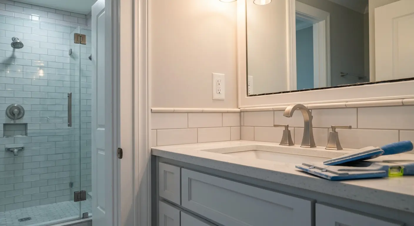 Bathroom remodeling project