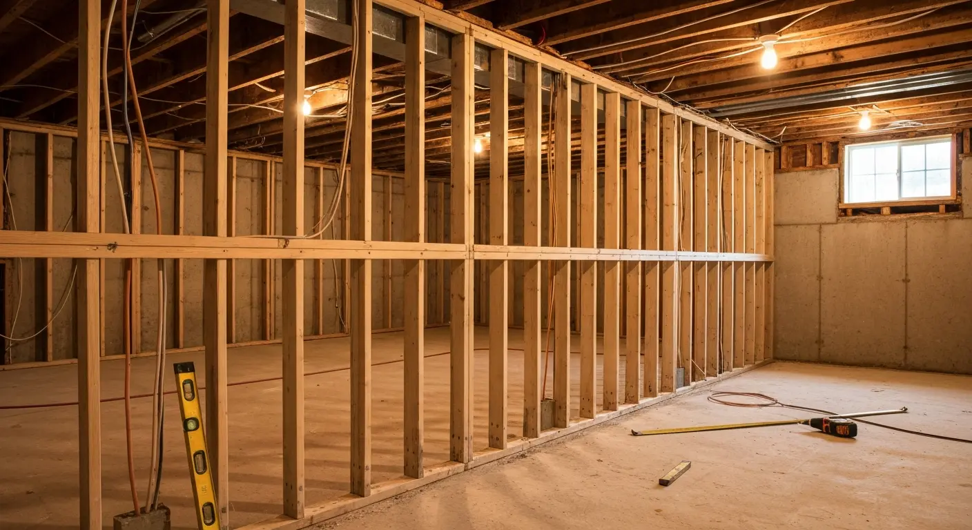 Basement finishing project