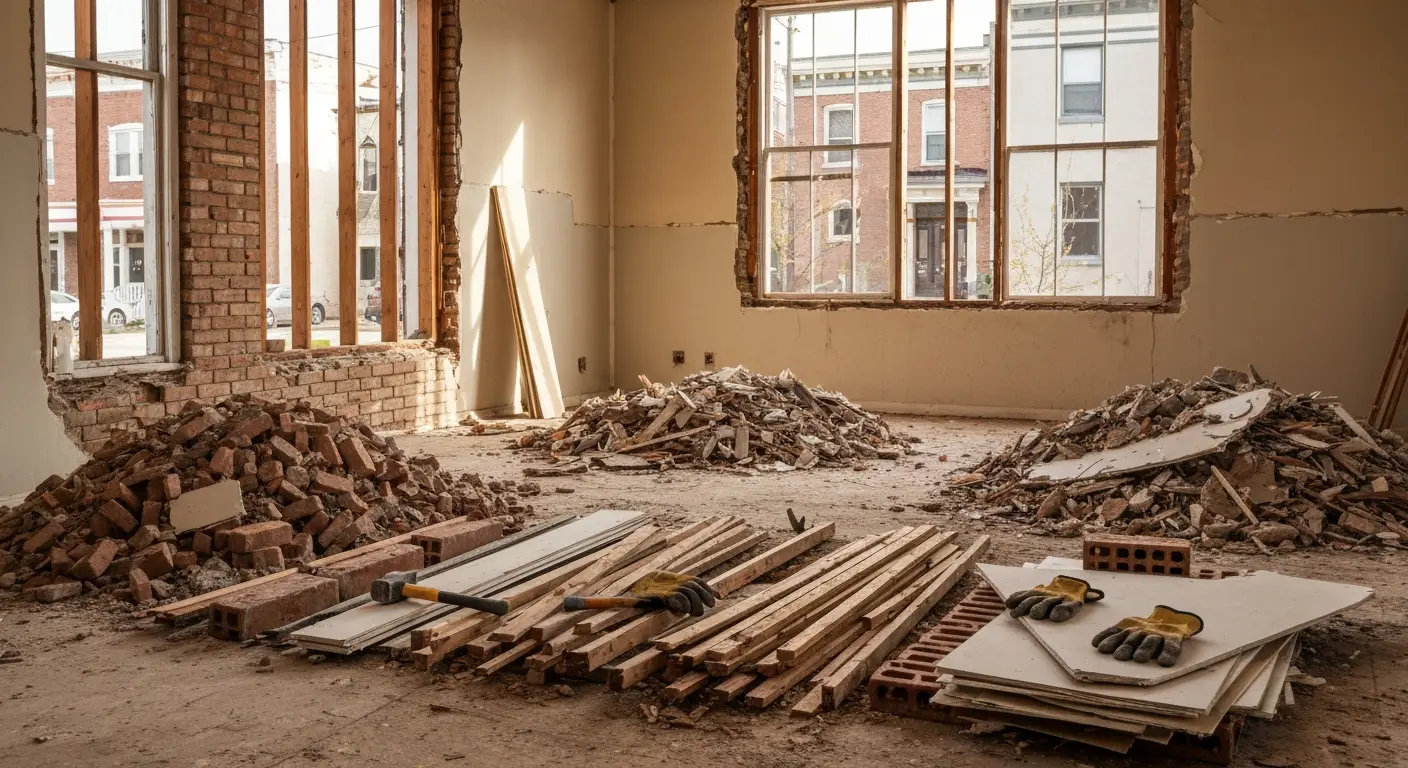 Demolition and debris removal
