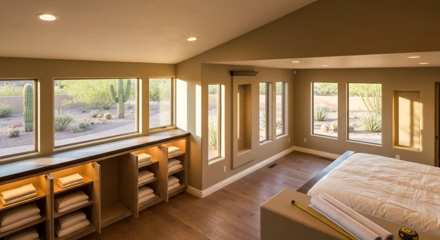 Bedroom remodeling project