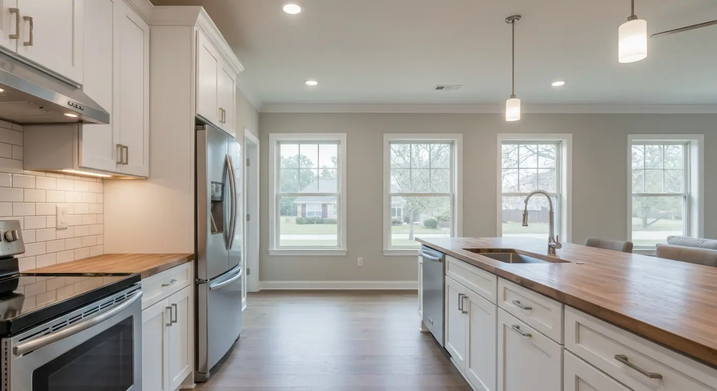 Kitchen remodel with open concept