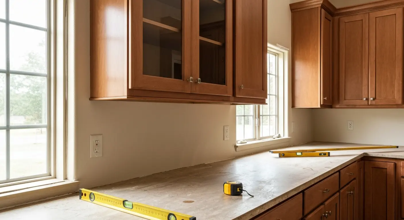 Kitchen cabinet installation