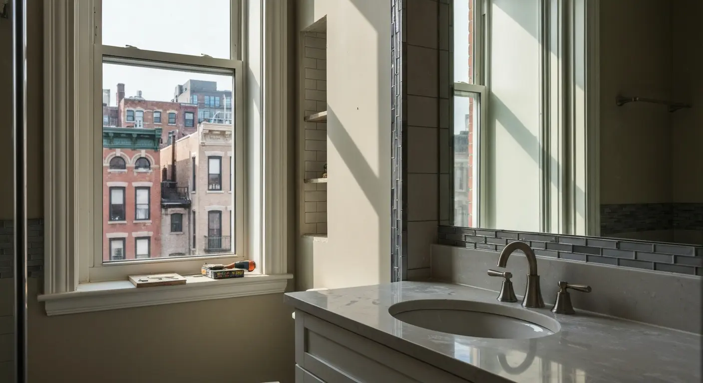 Bathroom renovation project