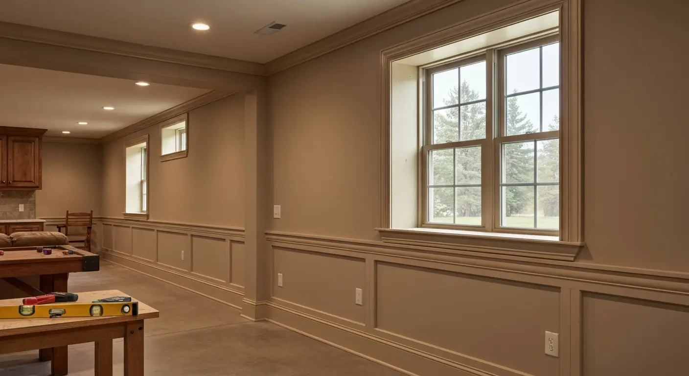 Basement finishing project