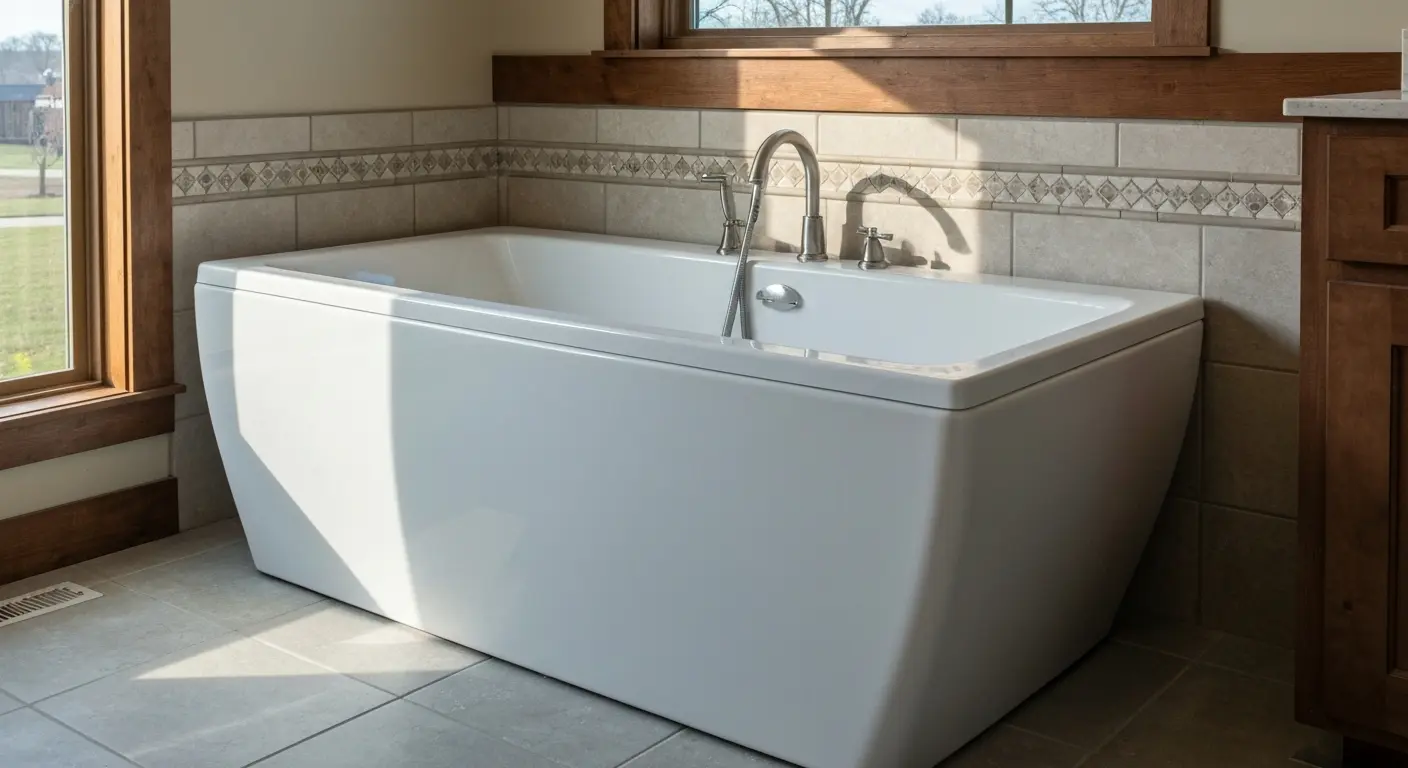 Soaking tub installation