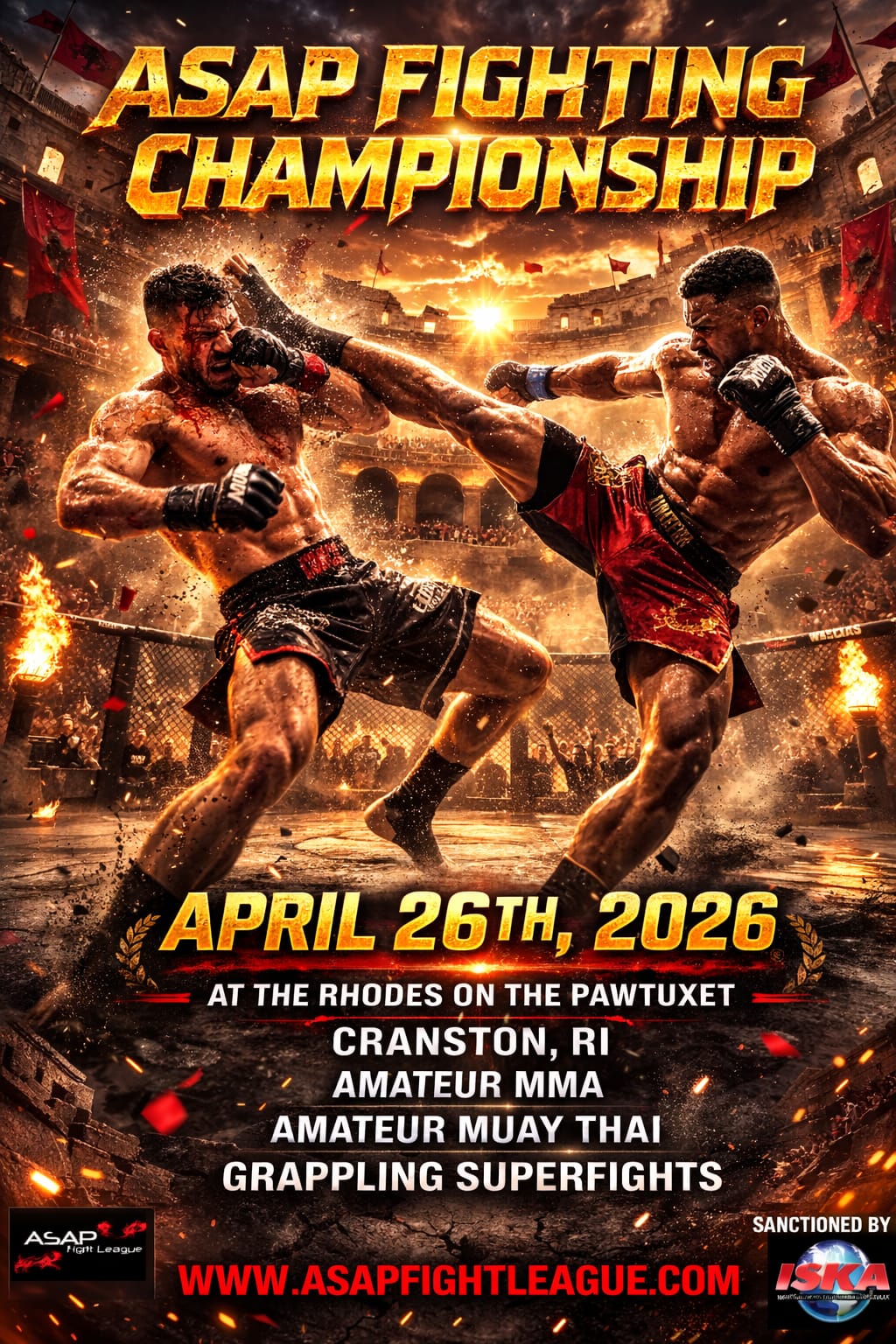 ASAP Fighting Championship Event Poster