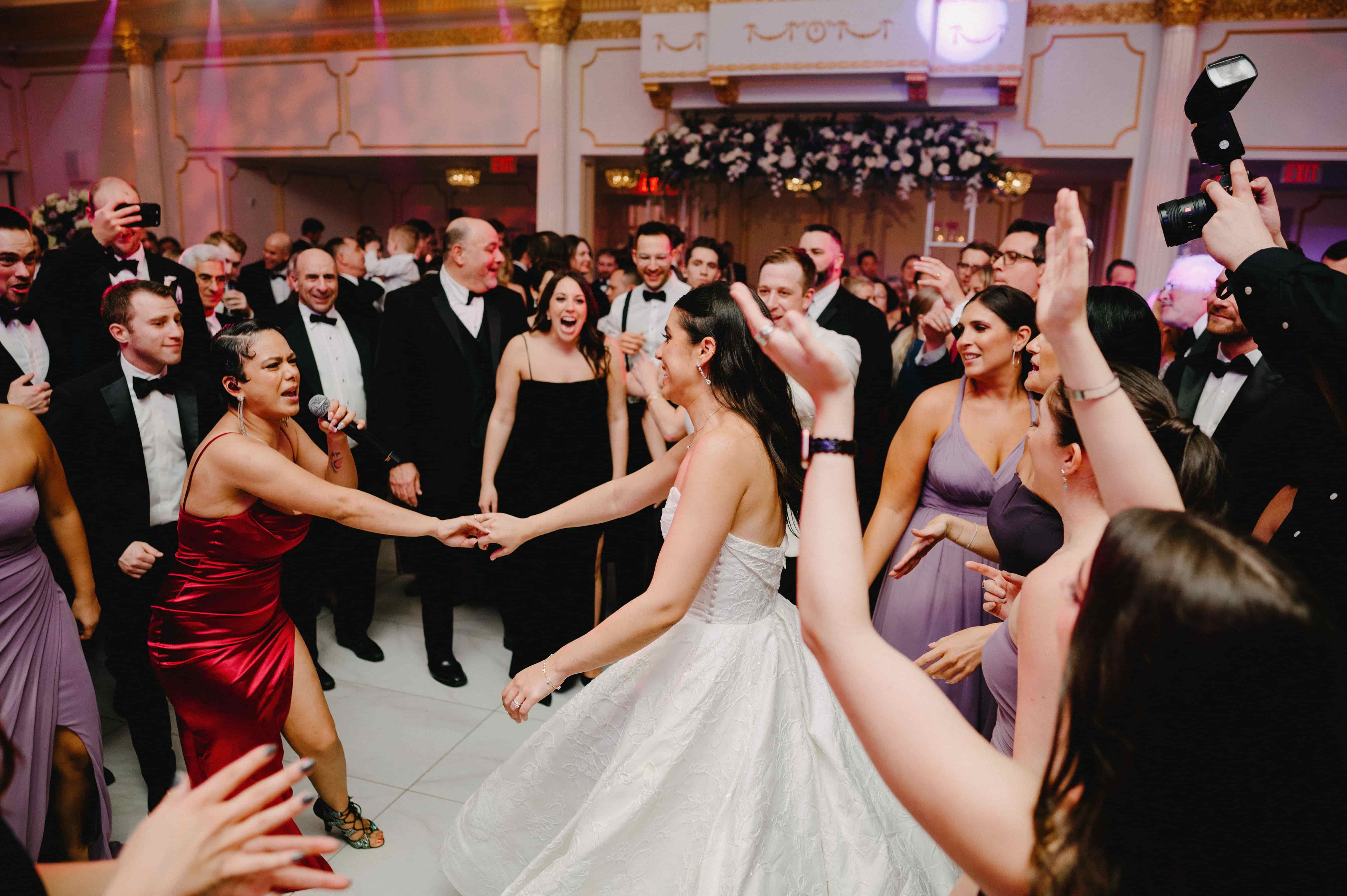 Luxury wedding reception