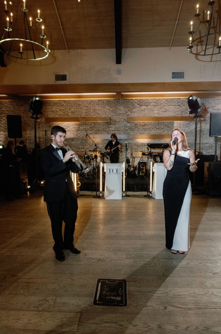 Troy Curtis Entertainment performing at a luxury wedding
