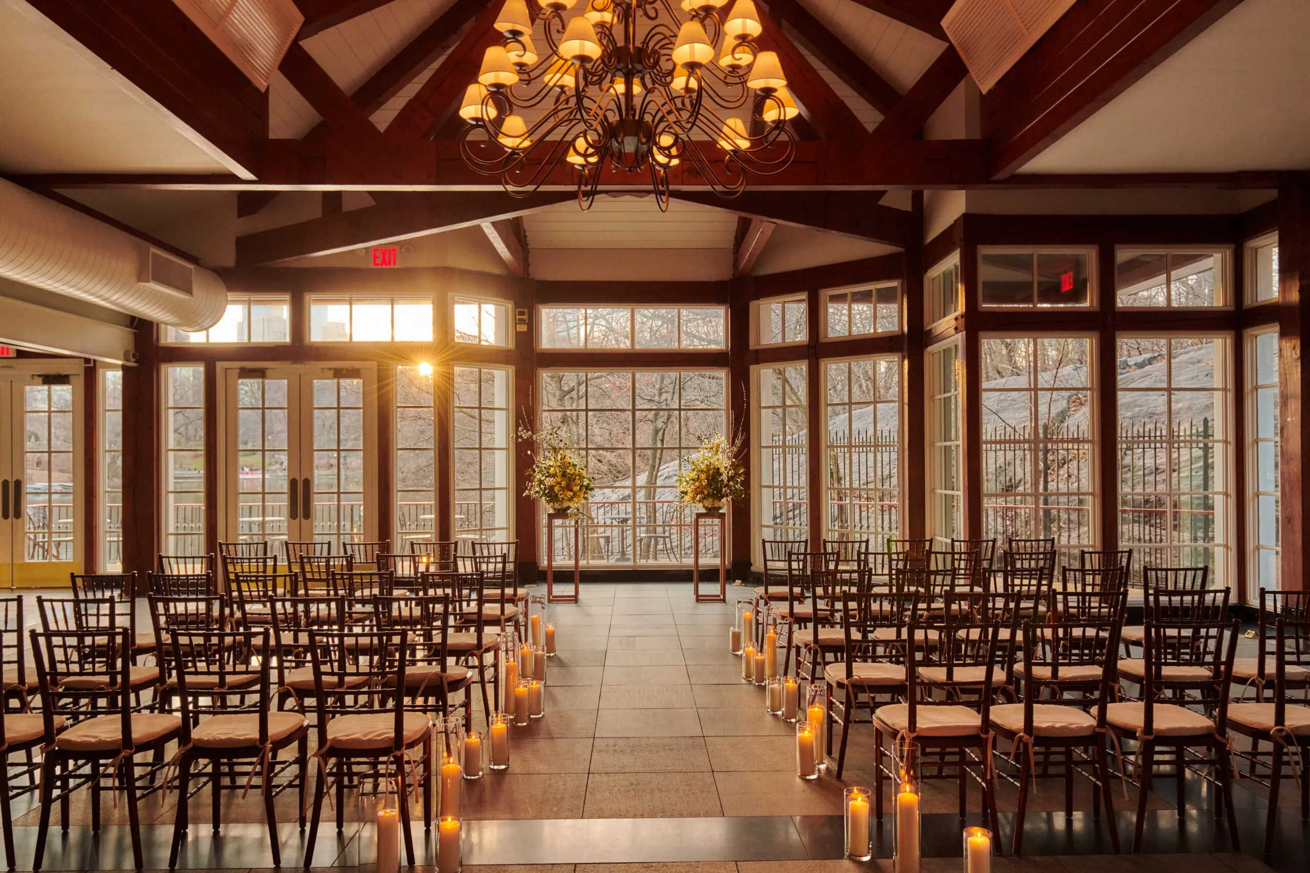 Central Park Boathouse Loeb Boathouse wedding venue