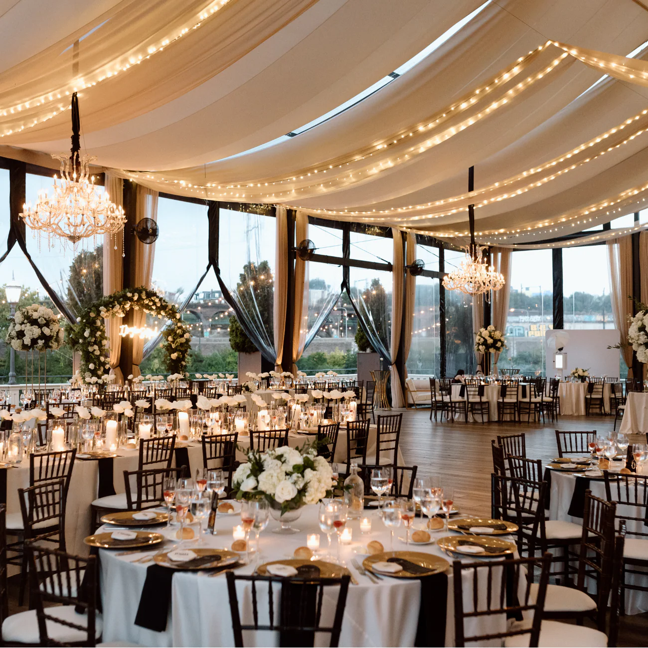 The Water Works Philadelphia Schuylkill River wedding venue