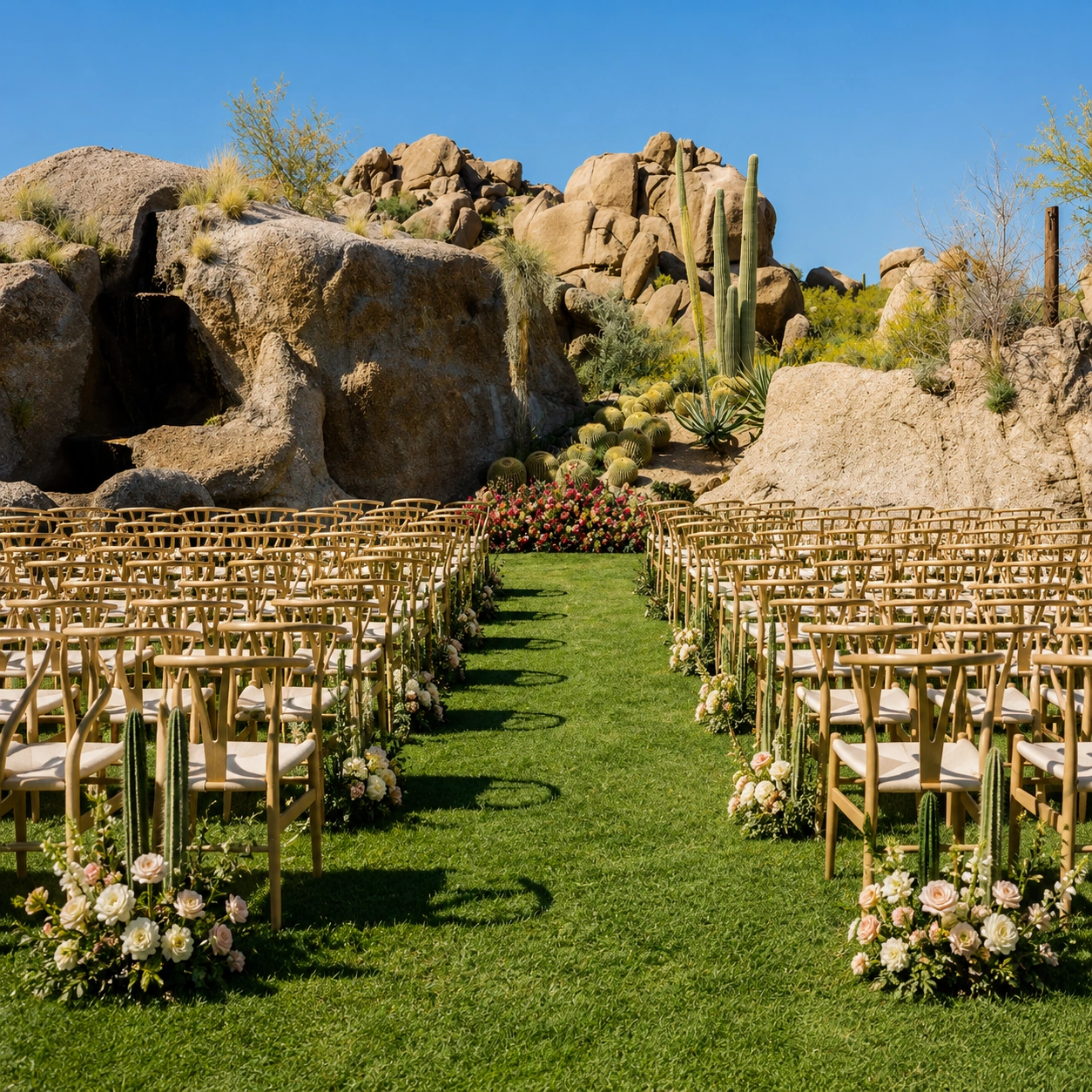 The Boulders Resort Spa Carefree Arizona Sonoran desert wedding venue