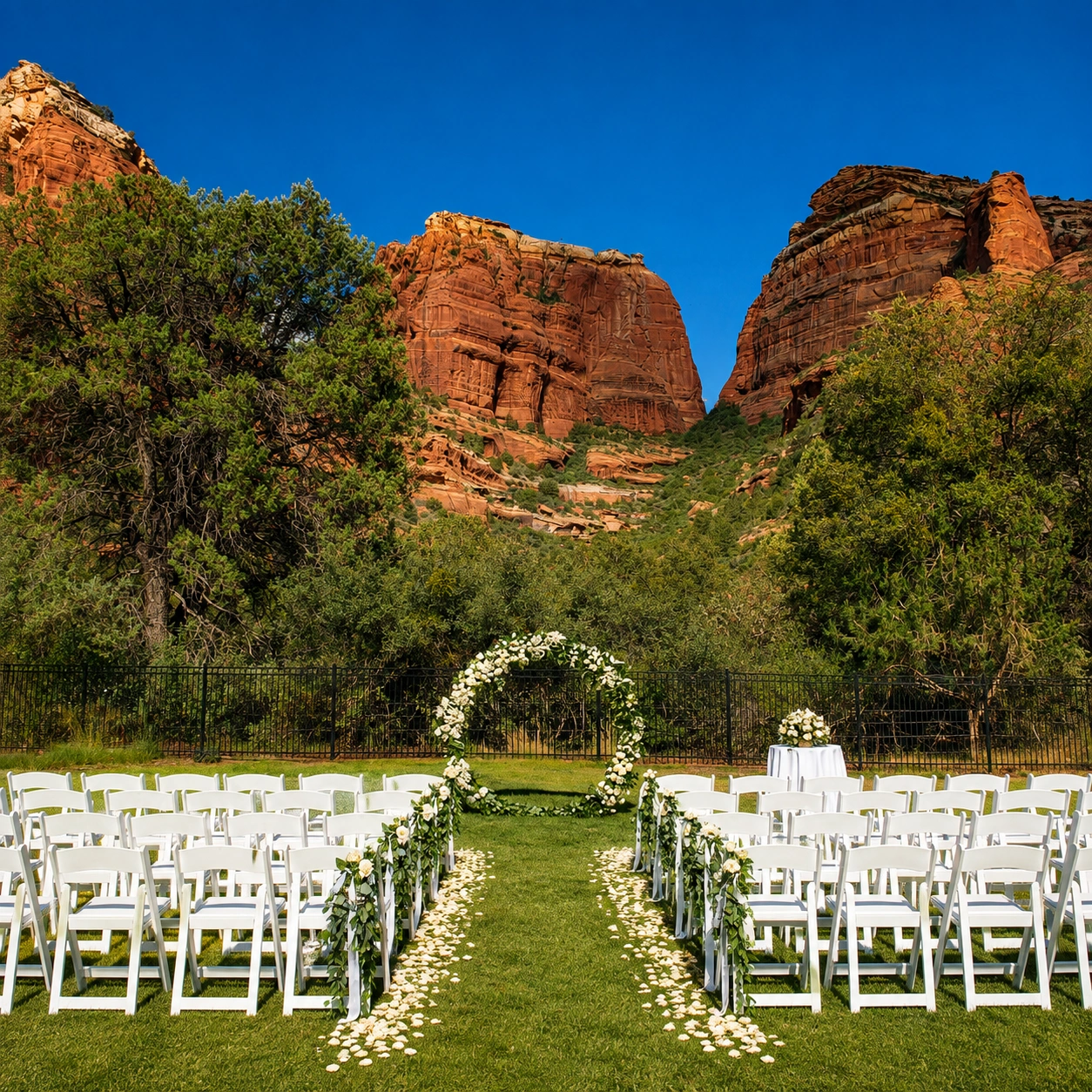Enchantment Resort Sedona Boynton Canyon red rock wedding venue