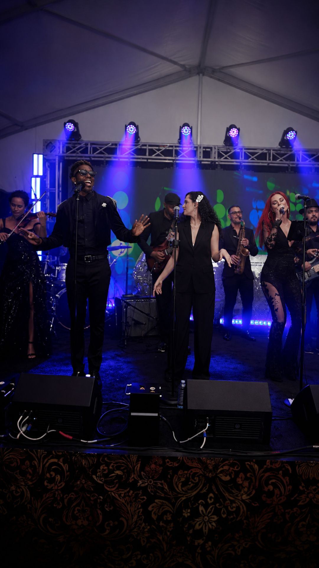 Troy Curtis Entertainment performing live at a luxury Chicago wedding reception