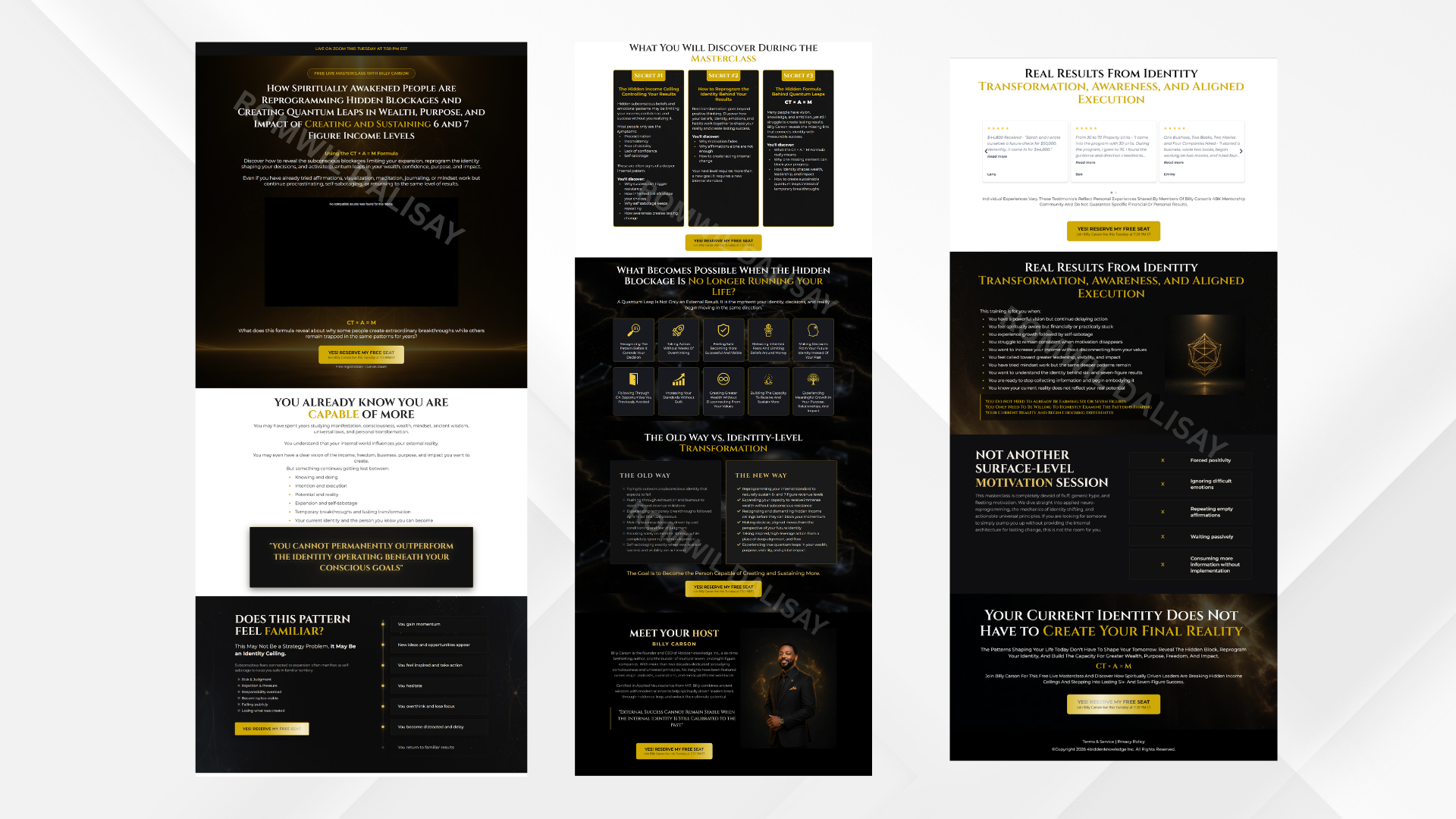 Landing page project
