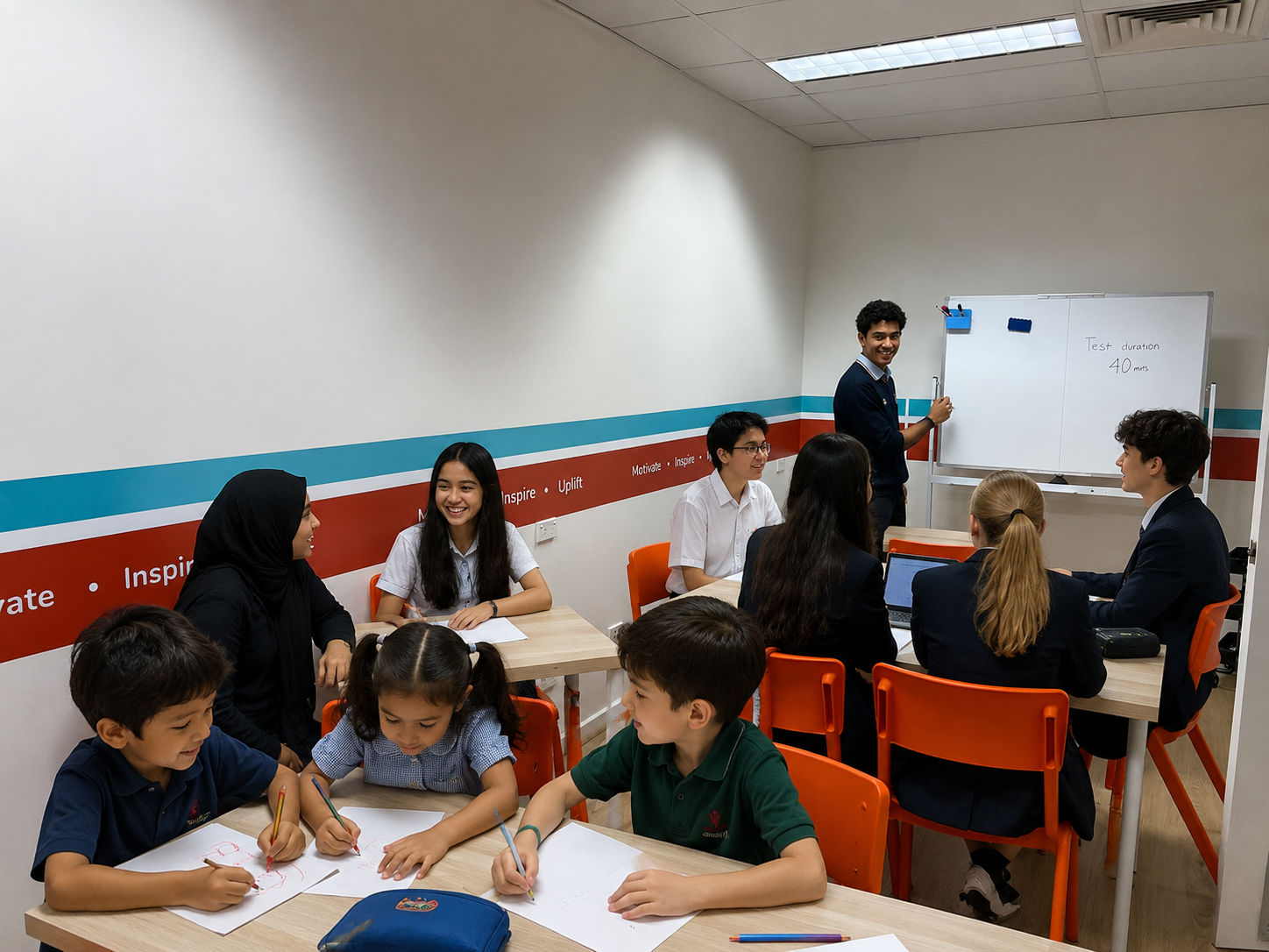 Classroom environment at Success Tutoring Dickson